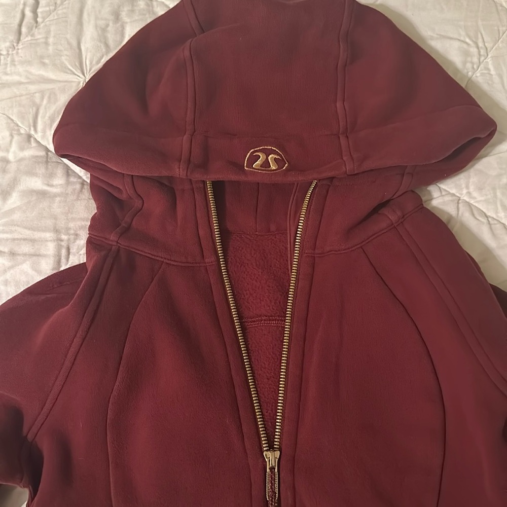 Lululemon Burgundy Scuba Hoodie